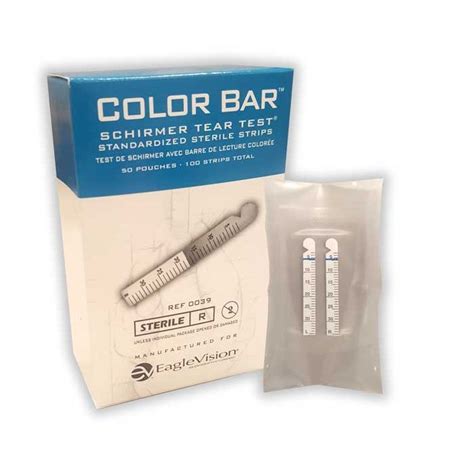 tear test strips colorbar|keeler color bar tear test strips.